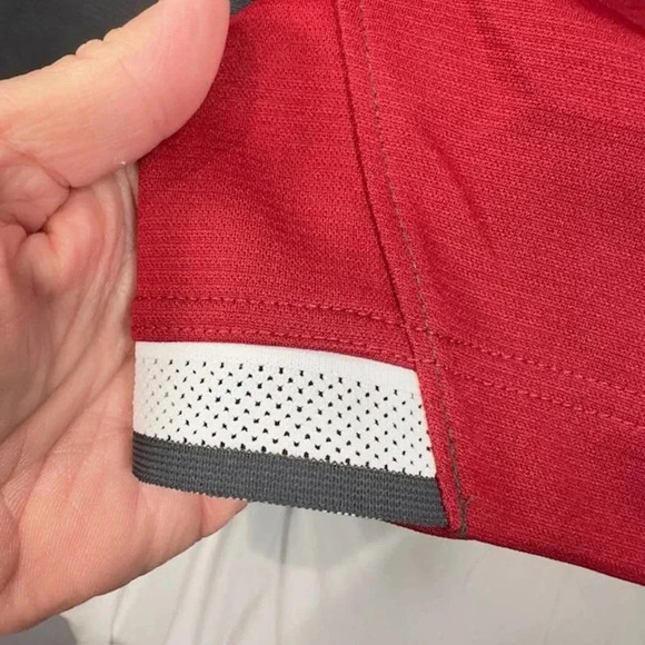 NEW Nike Oklahoma Sooner Football On Field 1/4 Zip Jacket Gray Red Mens Large - Picture 7 of 10